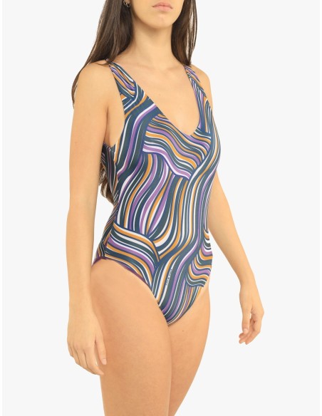 Costume Intero Fiume Rosa