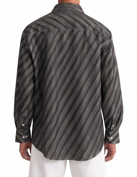 Capri Linen Shirt Y Grey